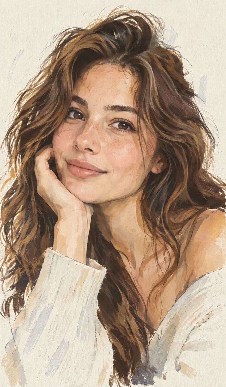 Illustrated version of the same photo